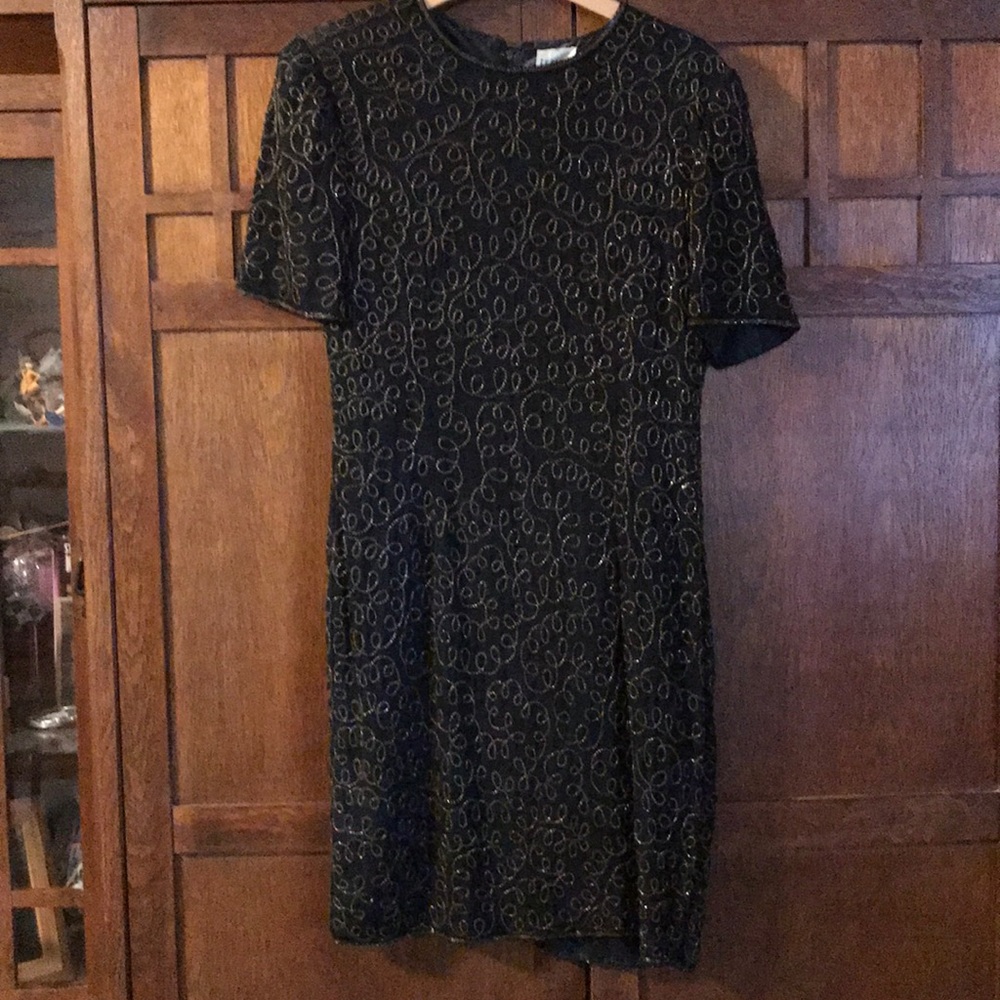 Women’s cocktail dress with beading